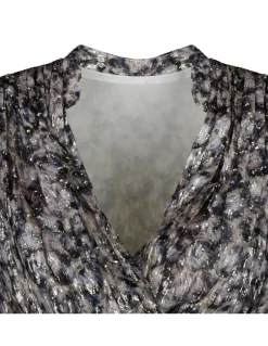 Silk devoré top