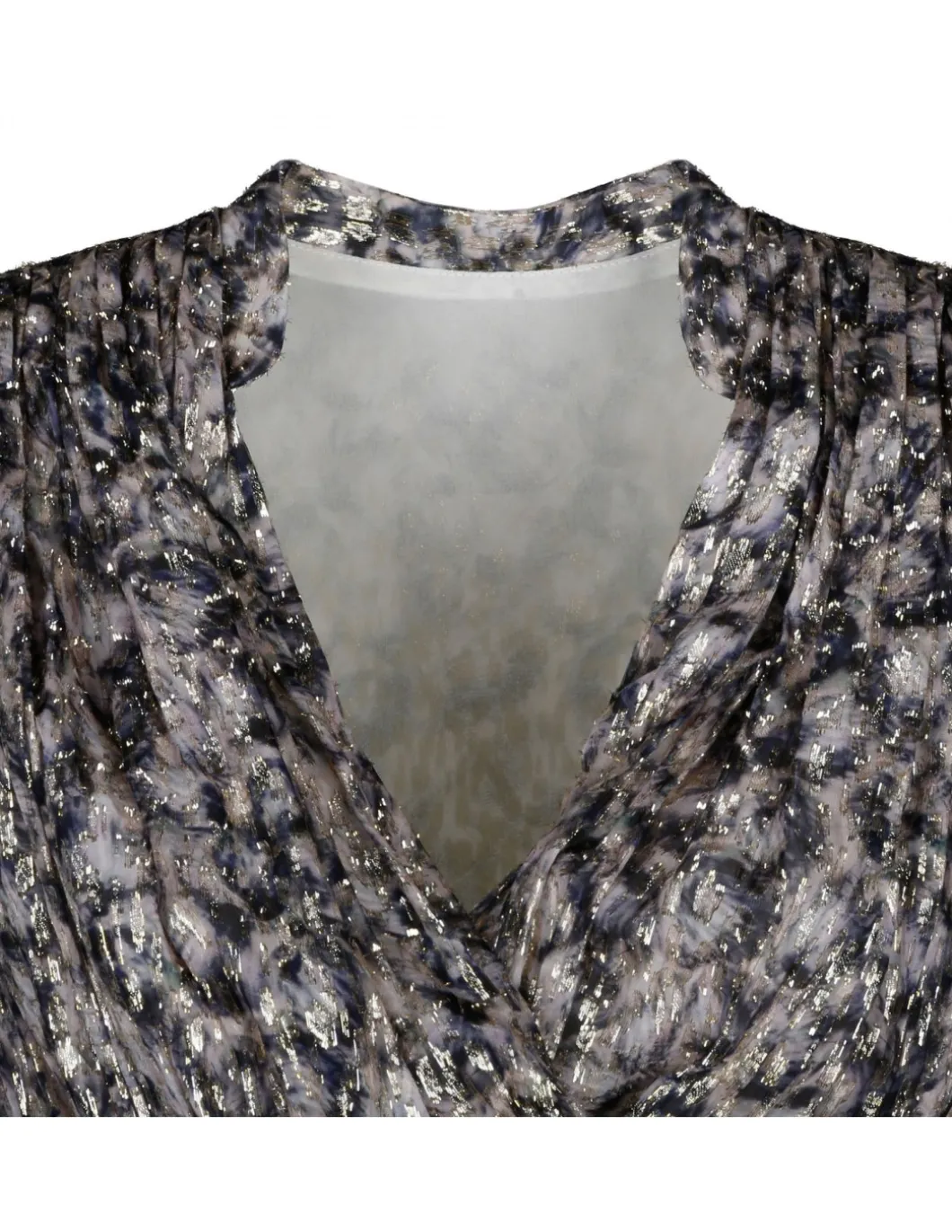 Silk devoré top