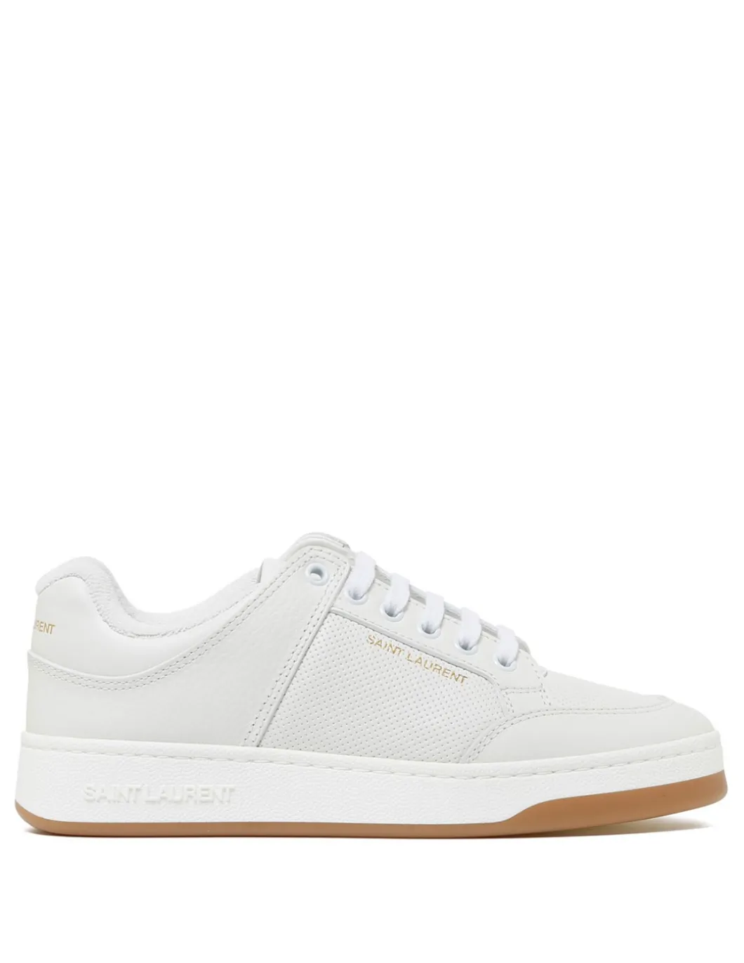 SL61 white leather sneakers
