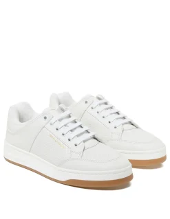 SL61 white leather sneakers