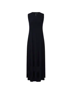 Sleeveless long swing dress