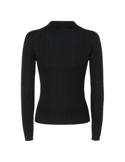 Snap polo sweater