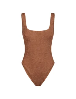 Square neck swimsuit