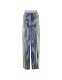 Striped palazzo pants