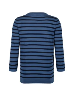 Striped wool top