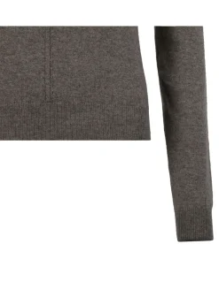 Taupe cashmere sweater
