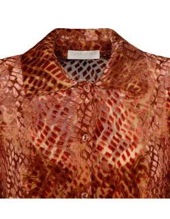 Thalia Sienna-hue dress