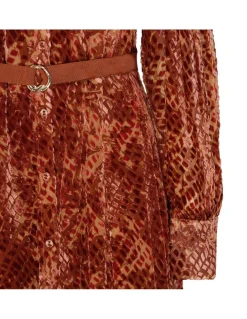 Thalia Sienna-hue dress