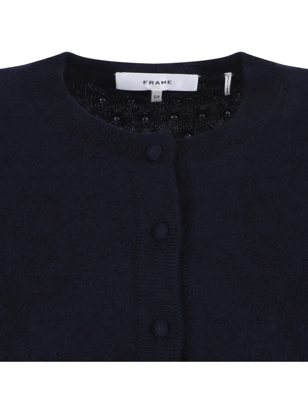 The Cashmere Pointelle cardigan