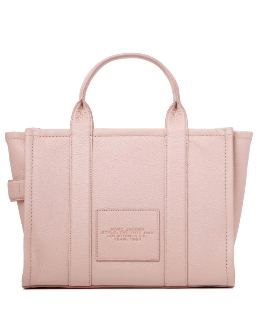 The leather medium tote bag