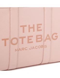 The leather medium tote bag