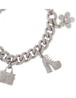 The Pave Mini Icon Charm bracelet