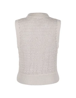 The Polo crochet vest