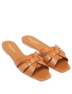 Tribute flat mule sandals