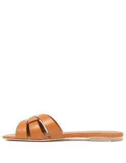 Tribute flat mule sandals