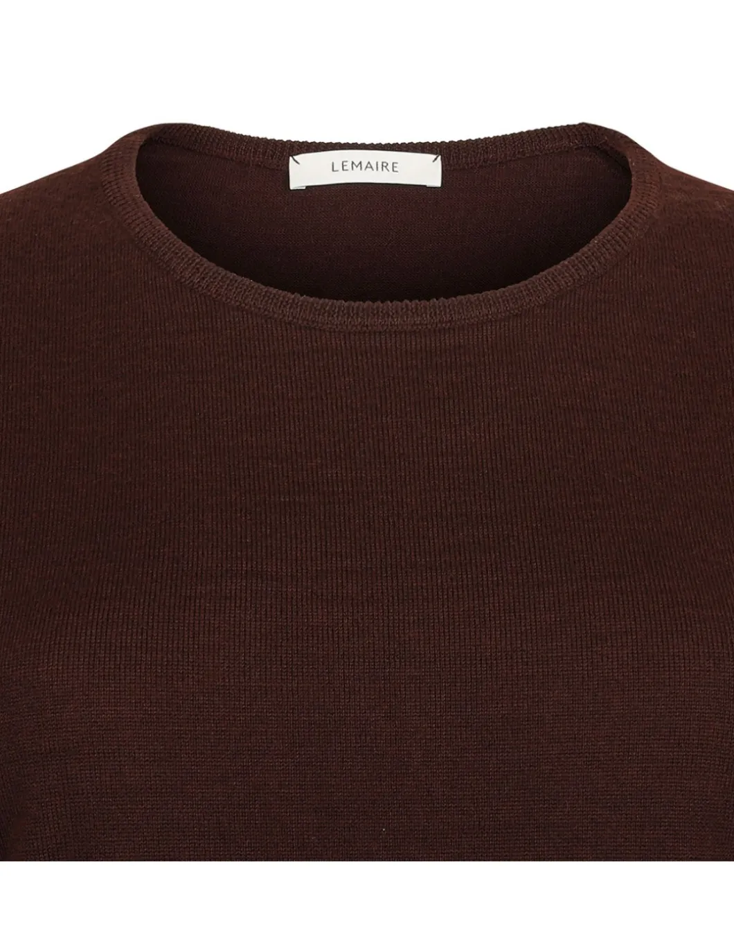 Trompe l'oeil wool-blend top