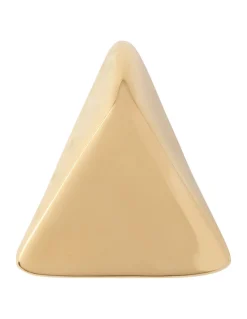 Virtual small gold earrings