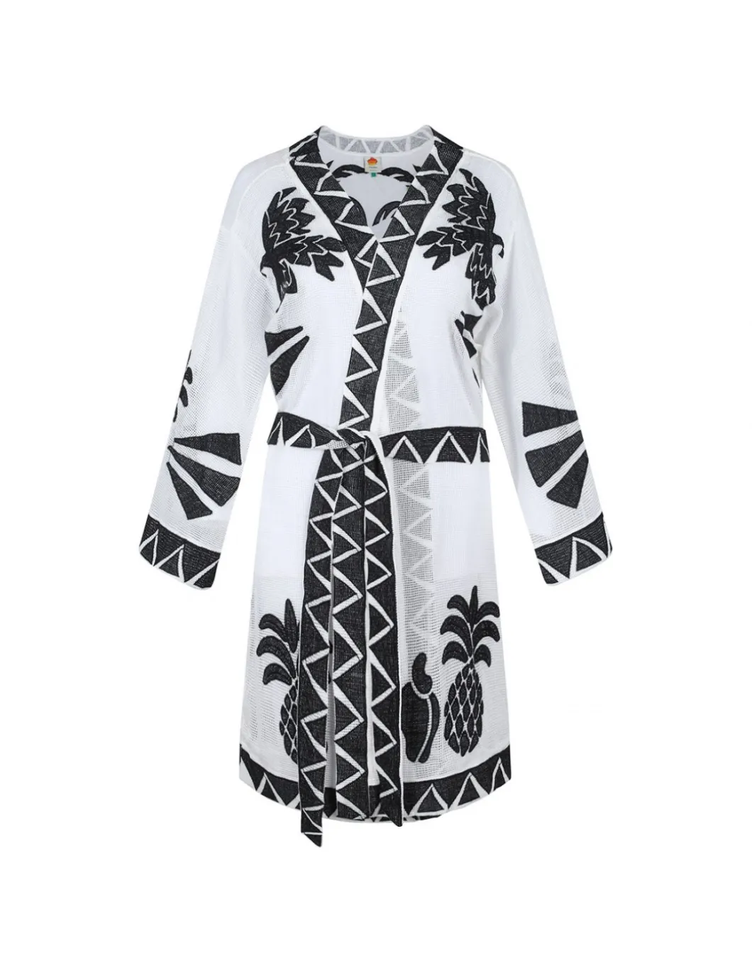 White coconut kimono dress