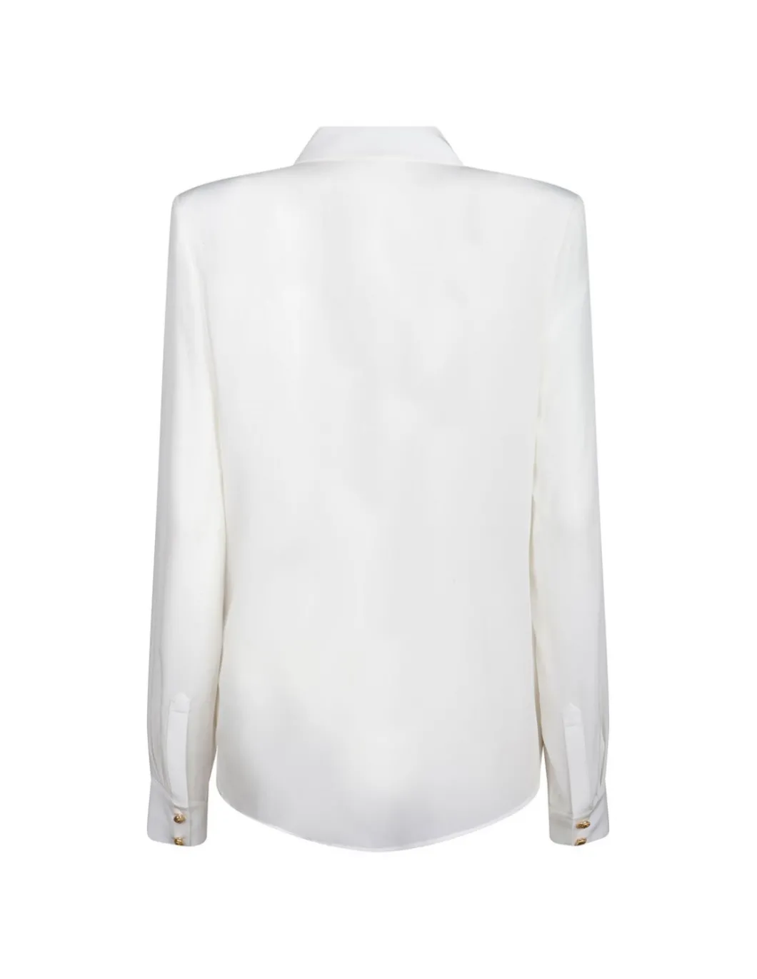 White crepe de chine shirt