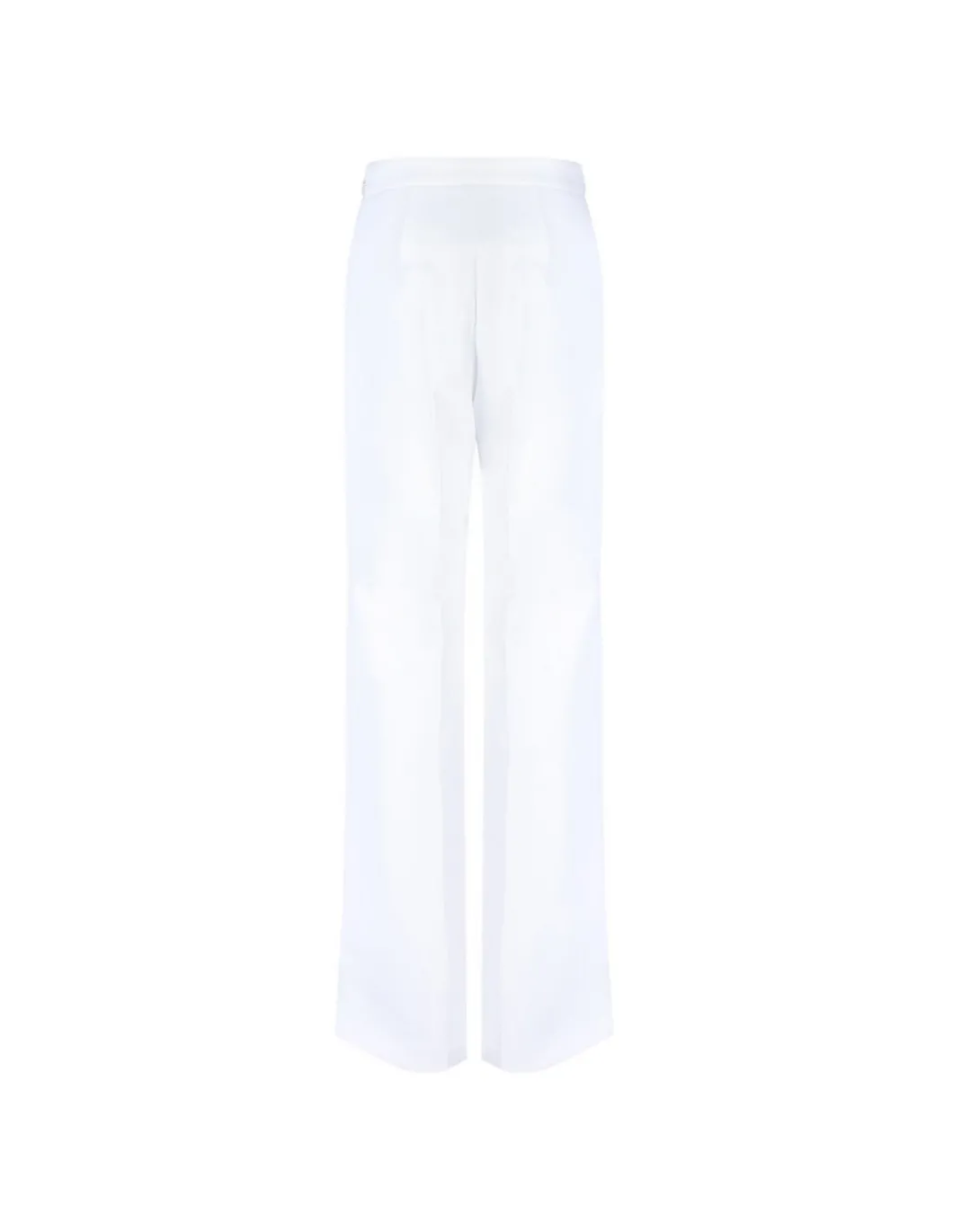 White crepe pants