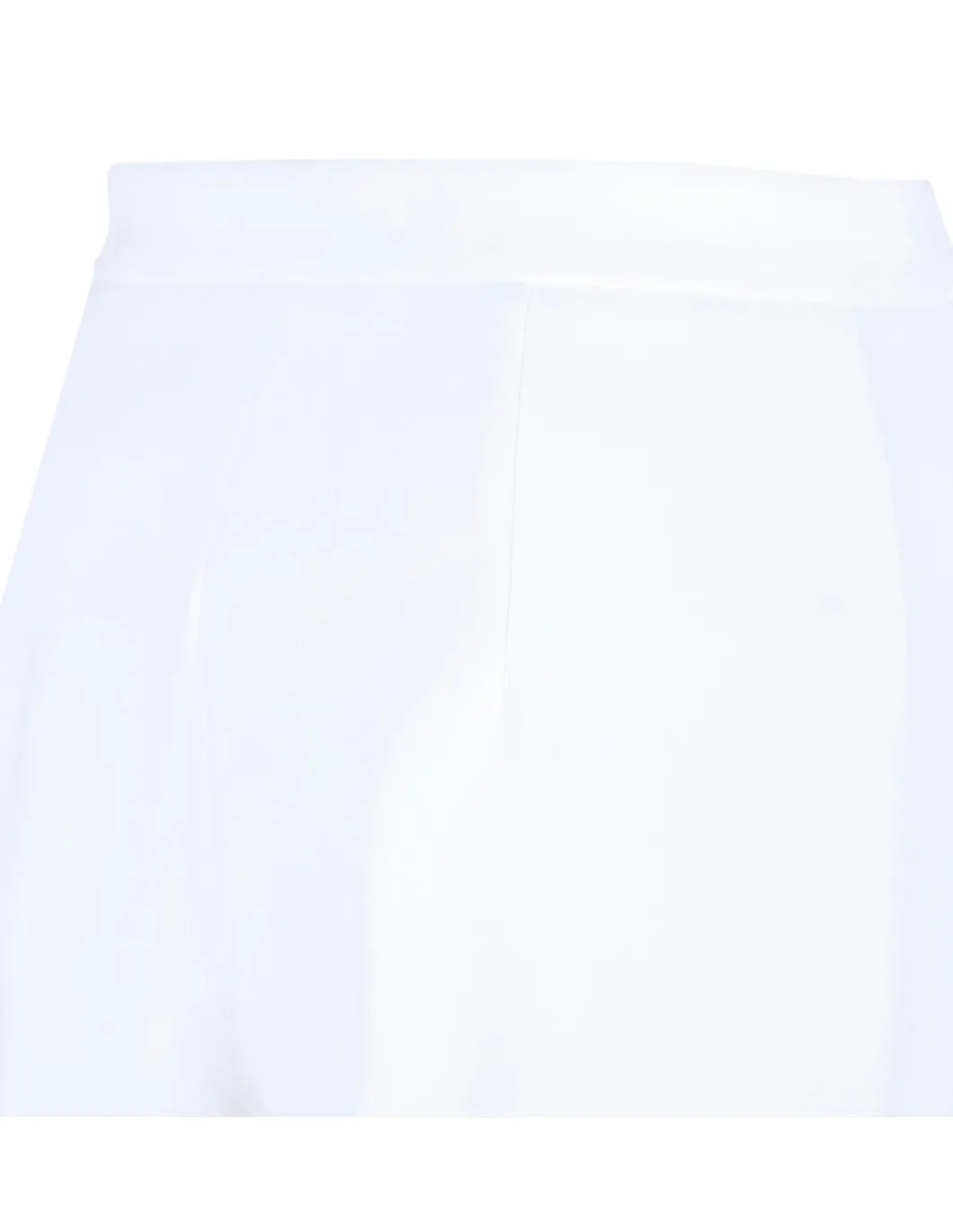 White crepe pants
