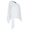 White one shoulder blouse