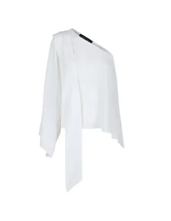 White one shoulder blouse