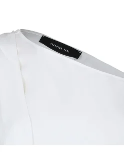 White one shoulder blouse