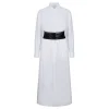 White shirt dress