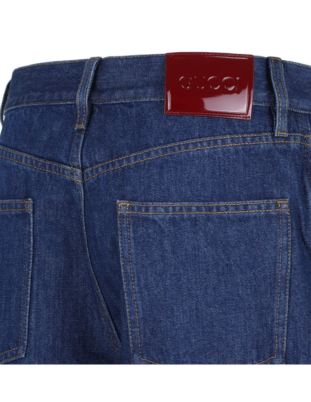 Wide leg denim pants